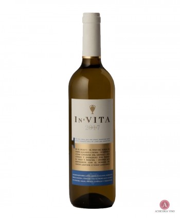 Vino blanco. Vino In Vita. Botellas de vino. 50% Pasa Blanca/ 50% Sauvignon Blanc.